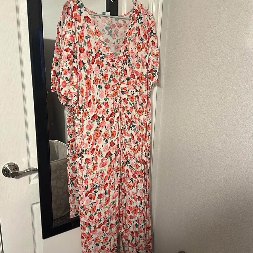 Old Navy white floral dress